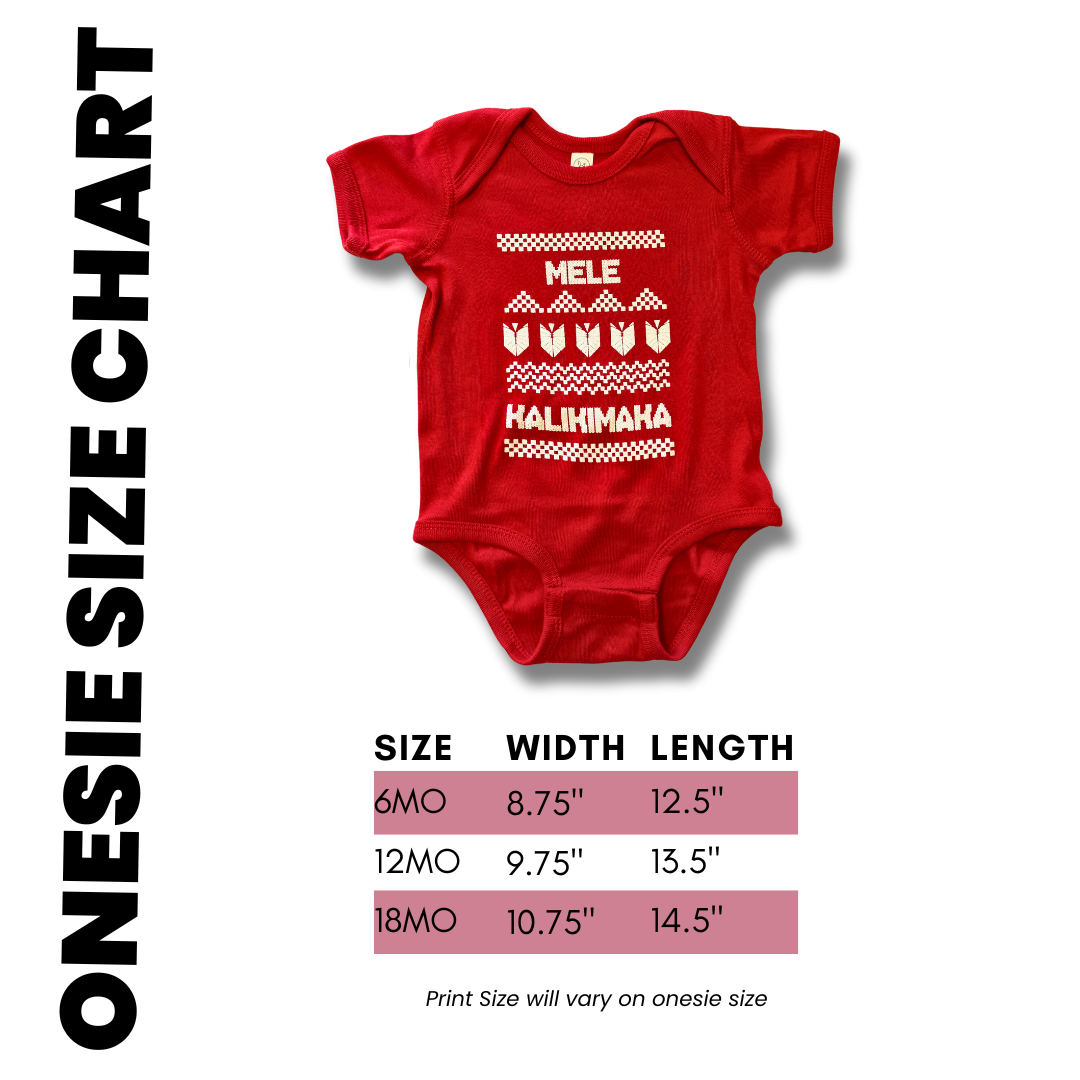 Mele Kalikimaka Ugly Christmas Onesies