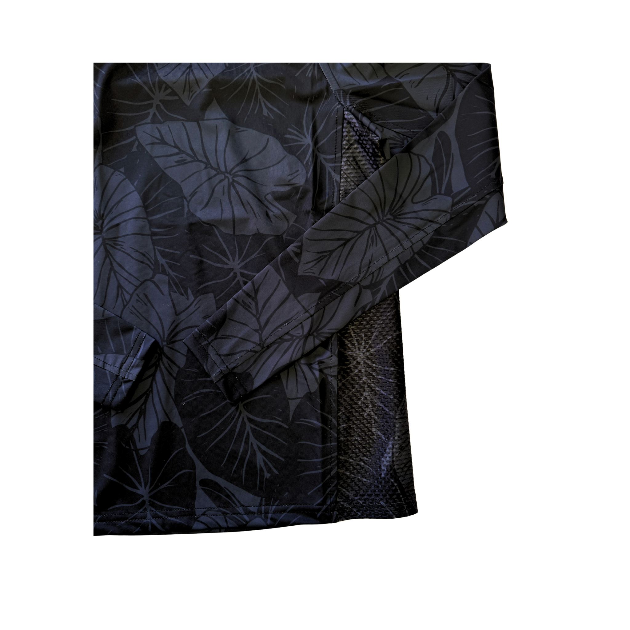 Black Loʻi Kalo Kalā Sun Hoodie (UPF 50)
