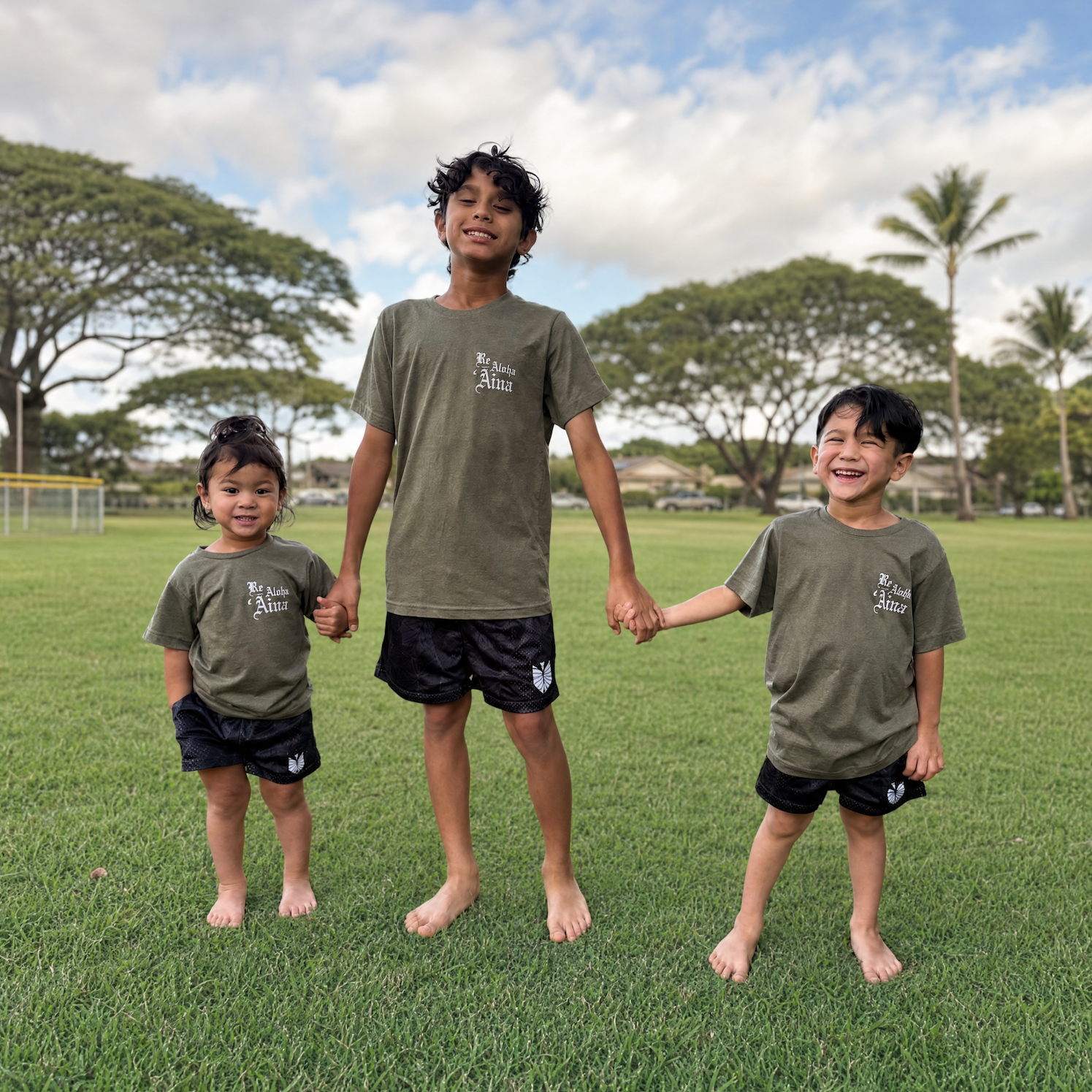Black Loʻi Kalo Unisex Mesh Shorts