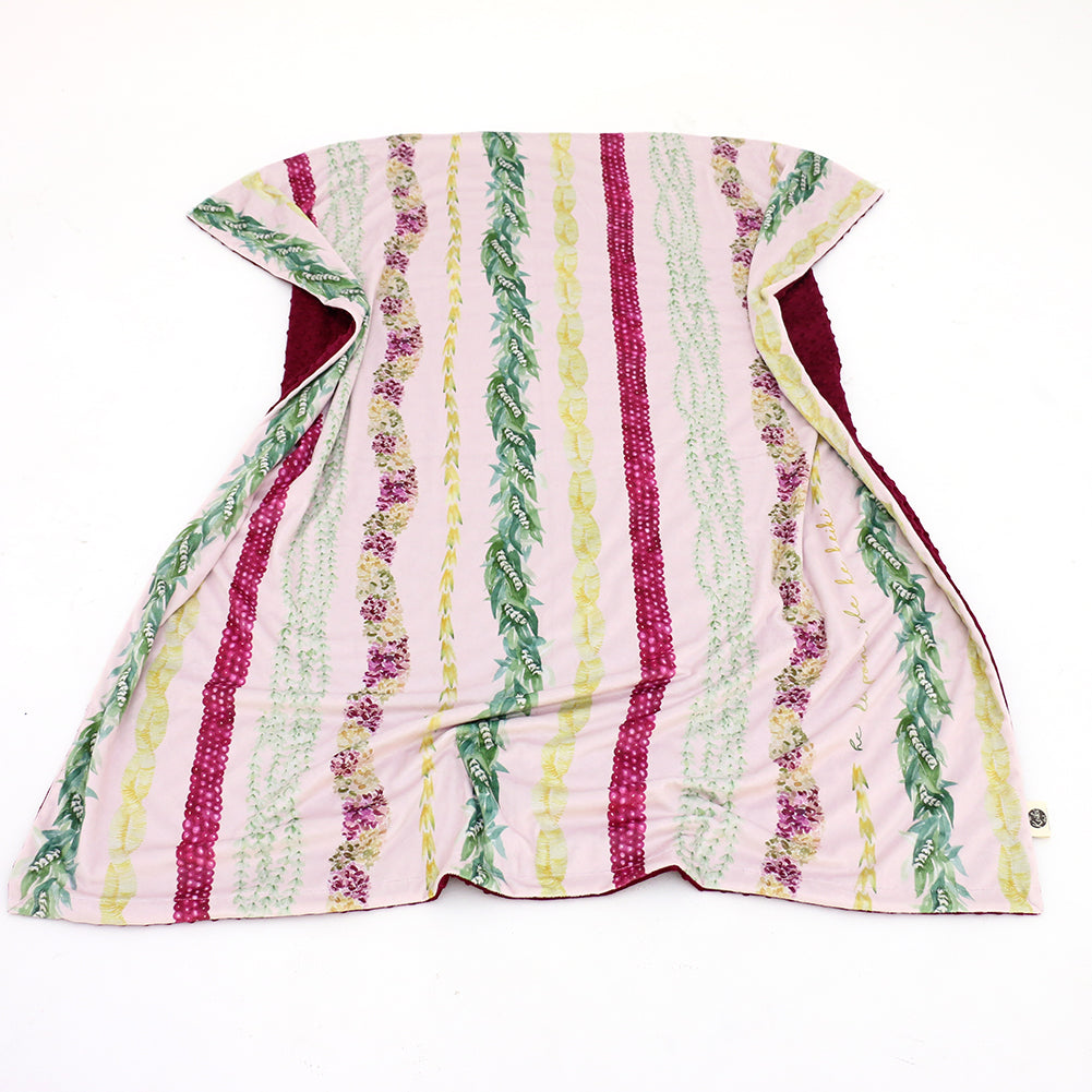 Lei Poina Ole Minky Blanket