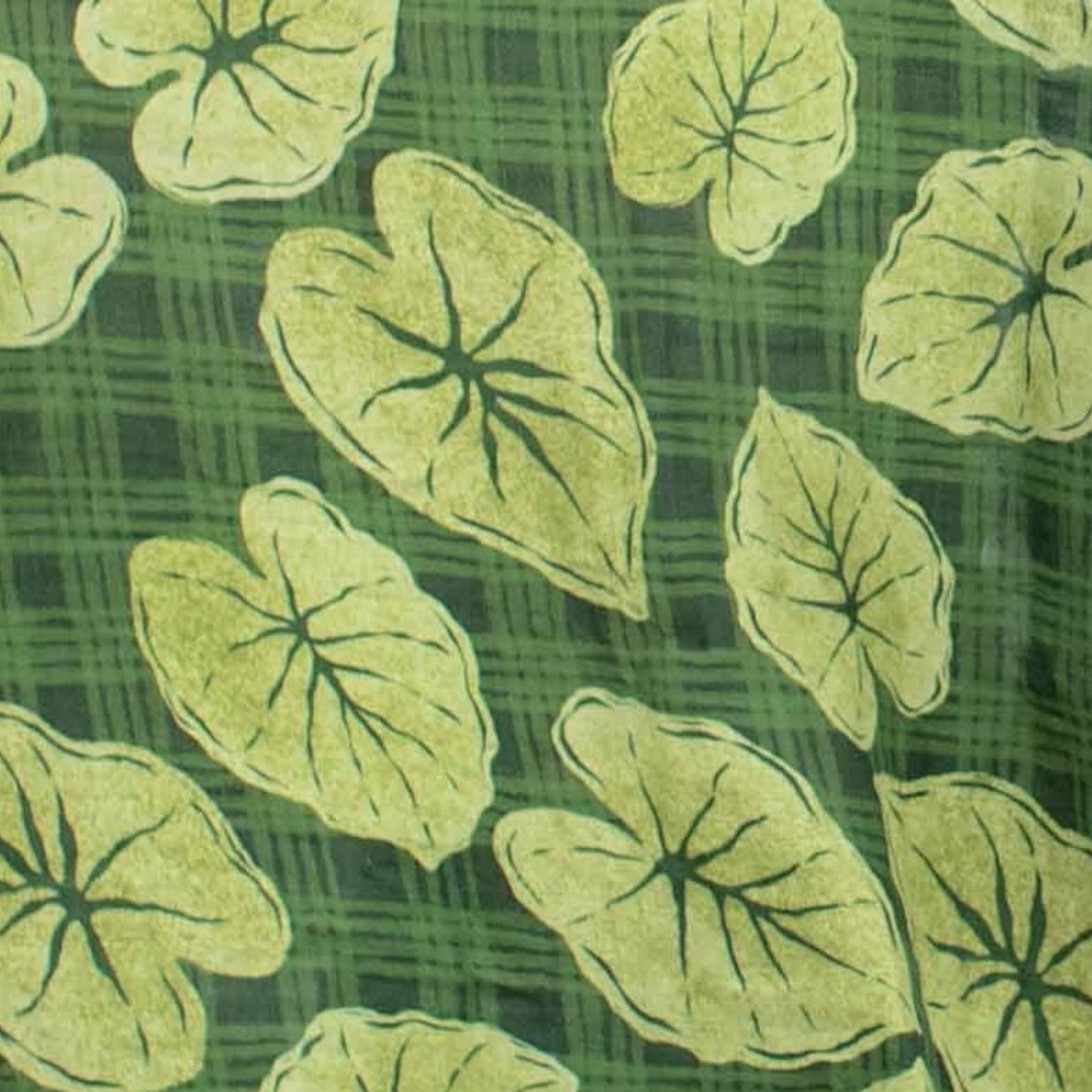 Hawaiian Bamboo Swaddle — Green Palaka Kalo | The Keiki Dept