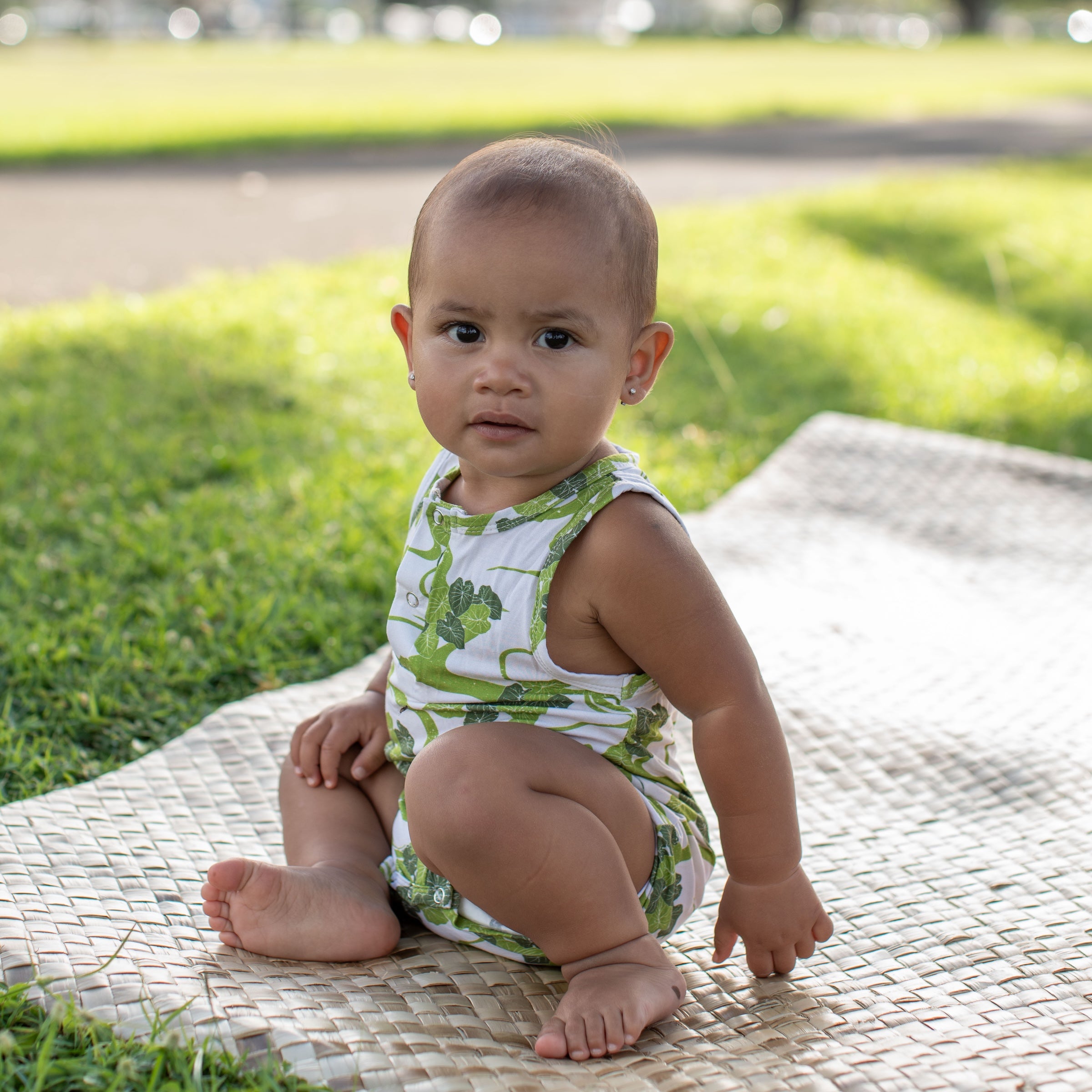 Hawaiian Loʻi Ao Tank Bamboo Tank Romper