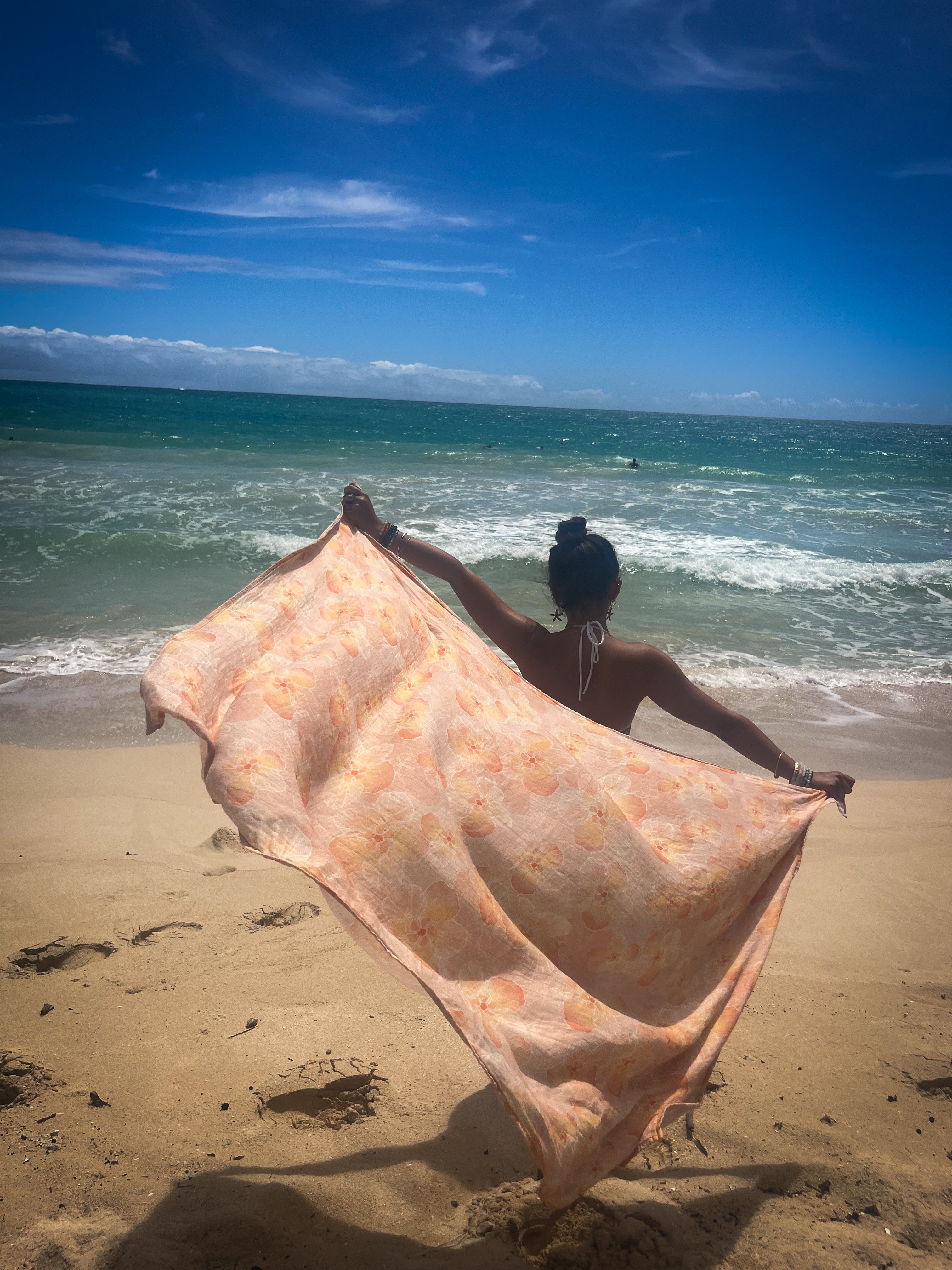 Hazy Hau Bamboo Muslin Pareo