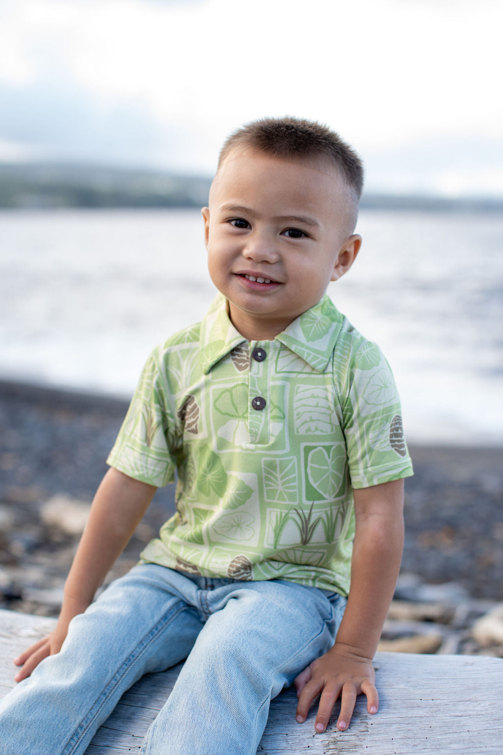 Kapa Kalo Bamboo Kalei Athletic Polo
