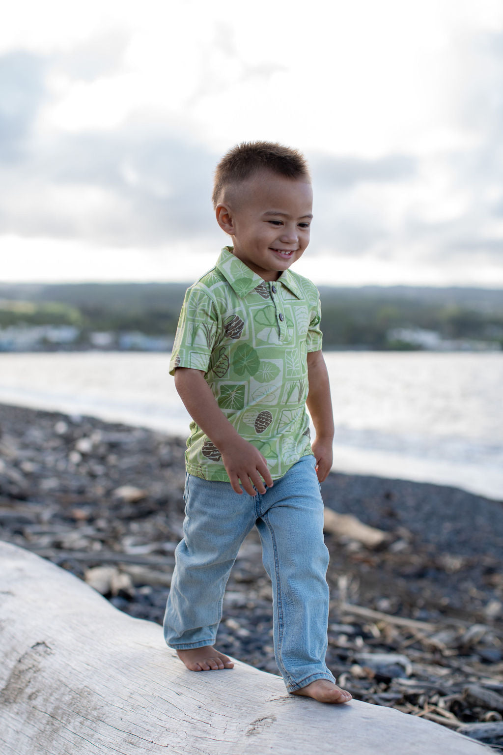 Kapa Kalo Bamboo Kalei Athletic Polo