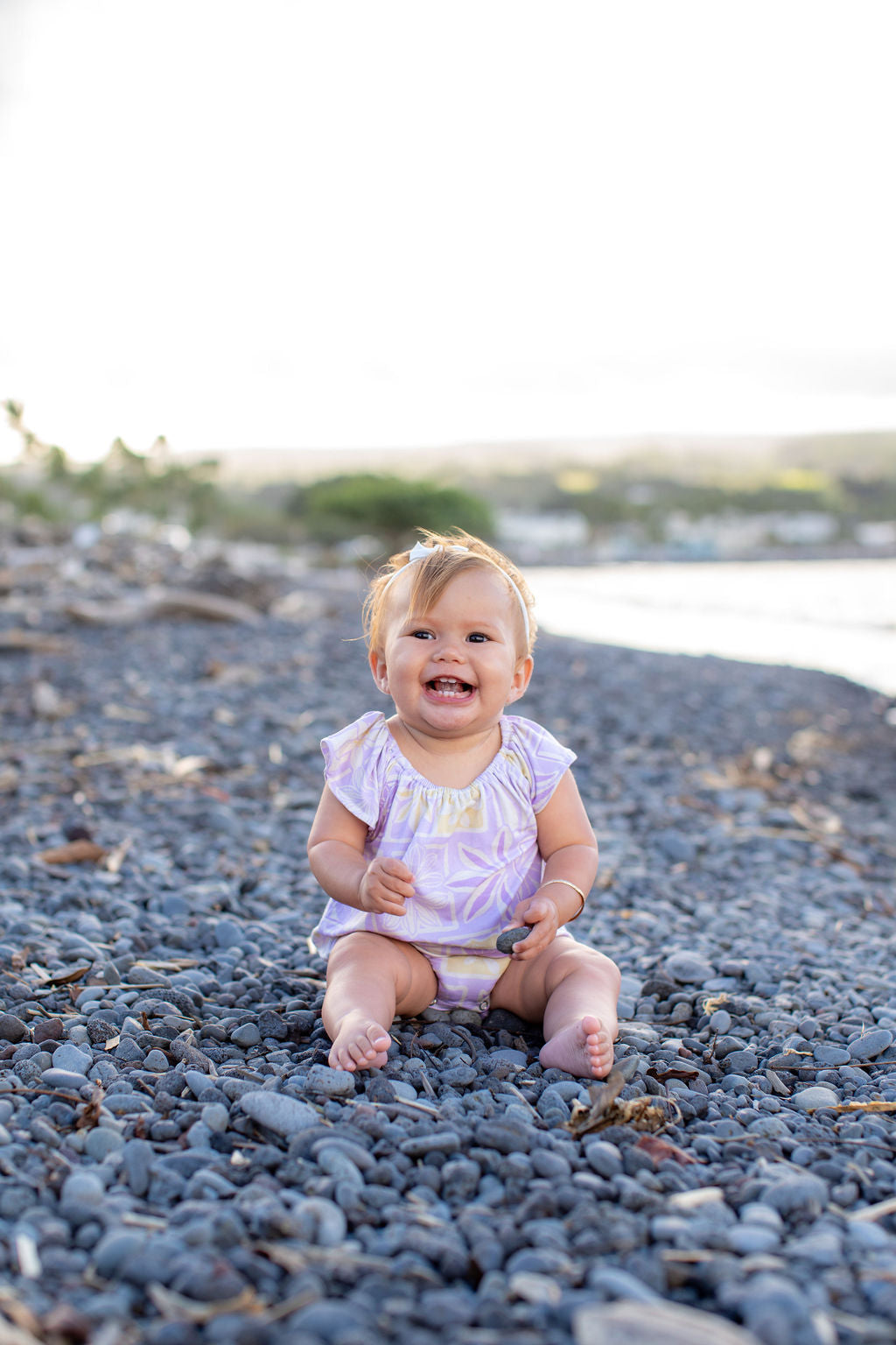 Kapa Naupaka Bamboo Pua Flutter Bodysuit