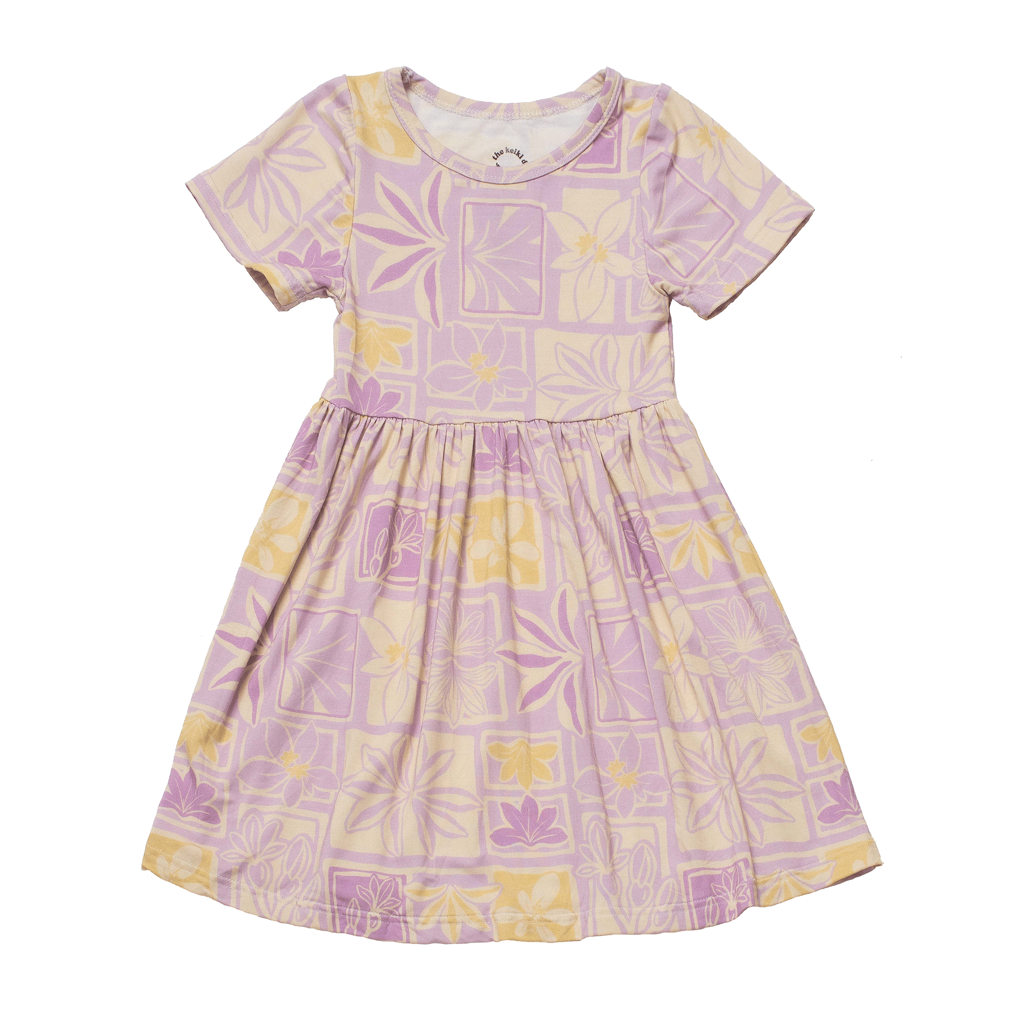 Kapa Naupaka Bamboo Kaliko Dress