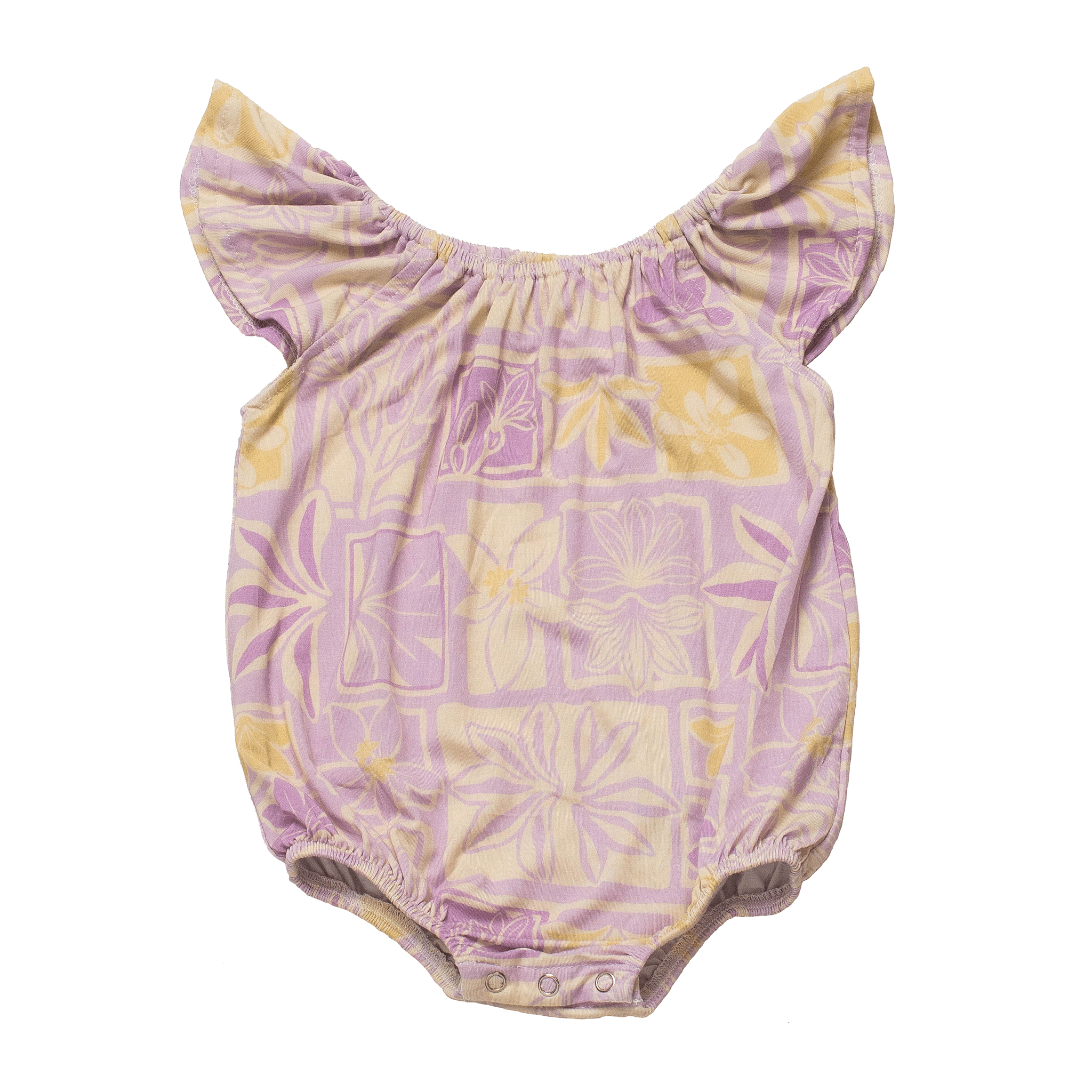 Kapa Naupaka Bamboo Pua Flutter Bodysuit
