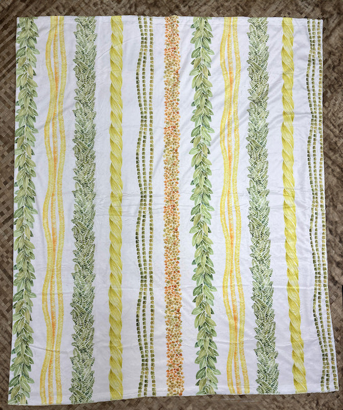 Lei Alaula Kula Minky Blanket