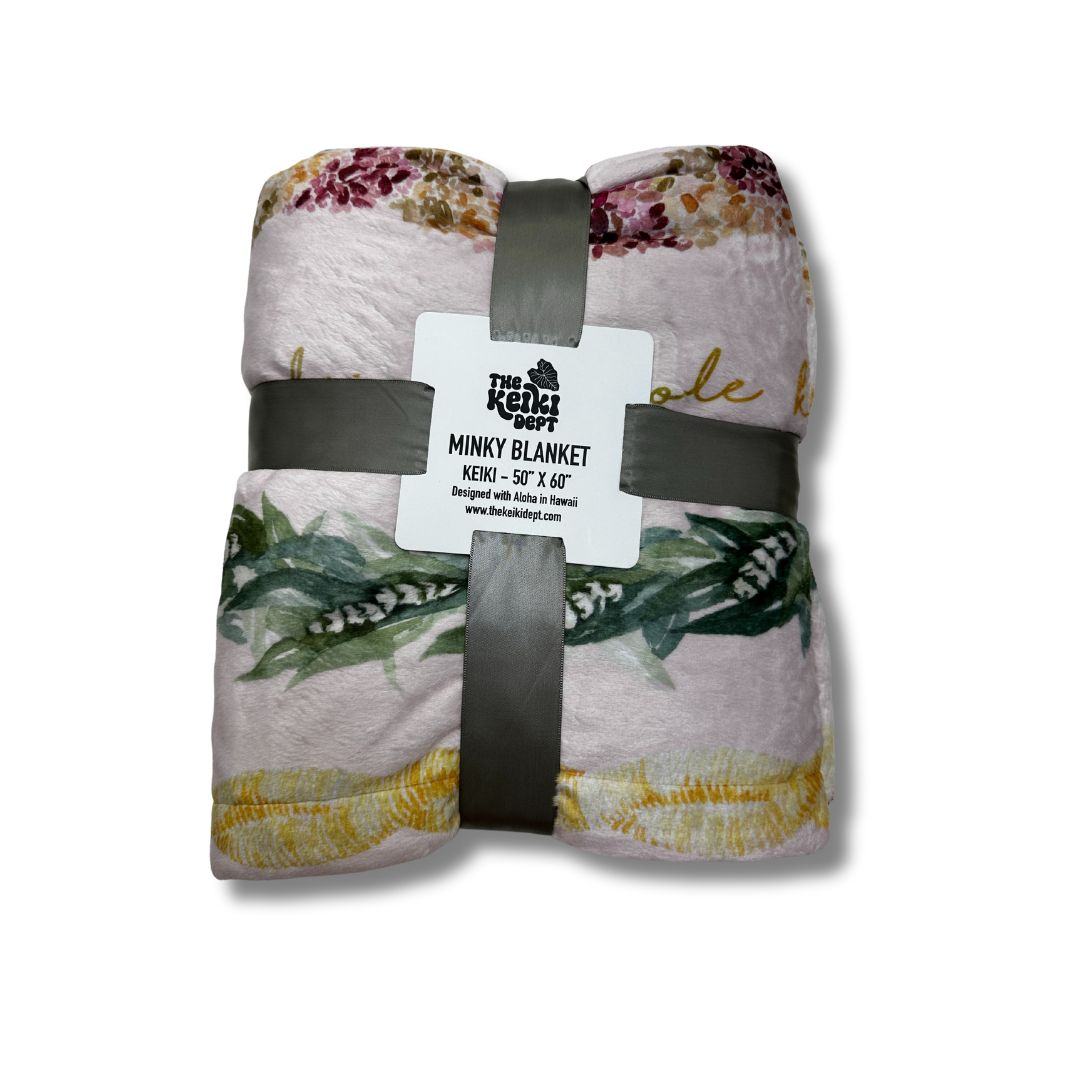 Lei Poina Ole Minky Blanket