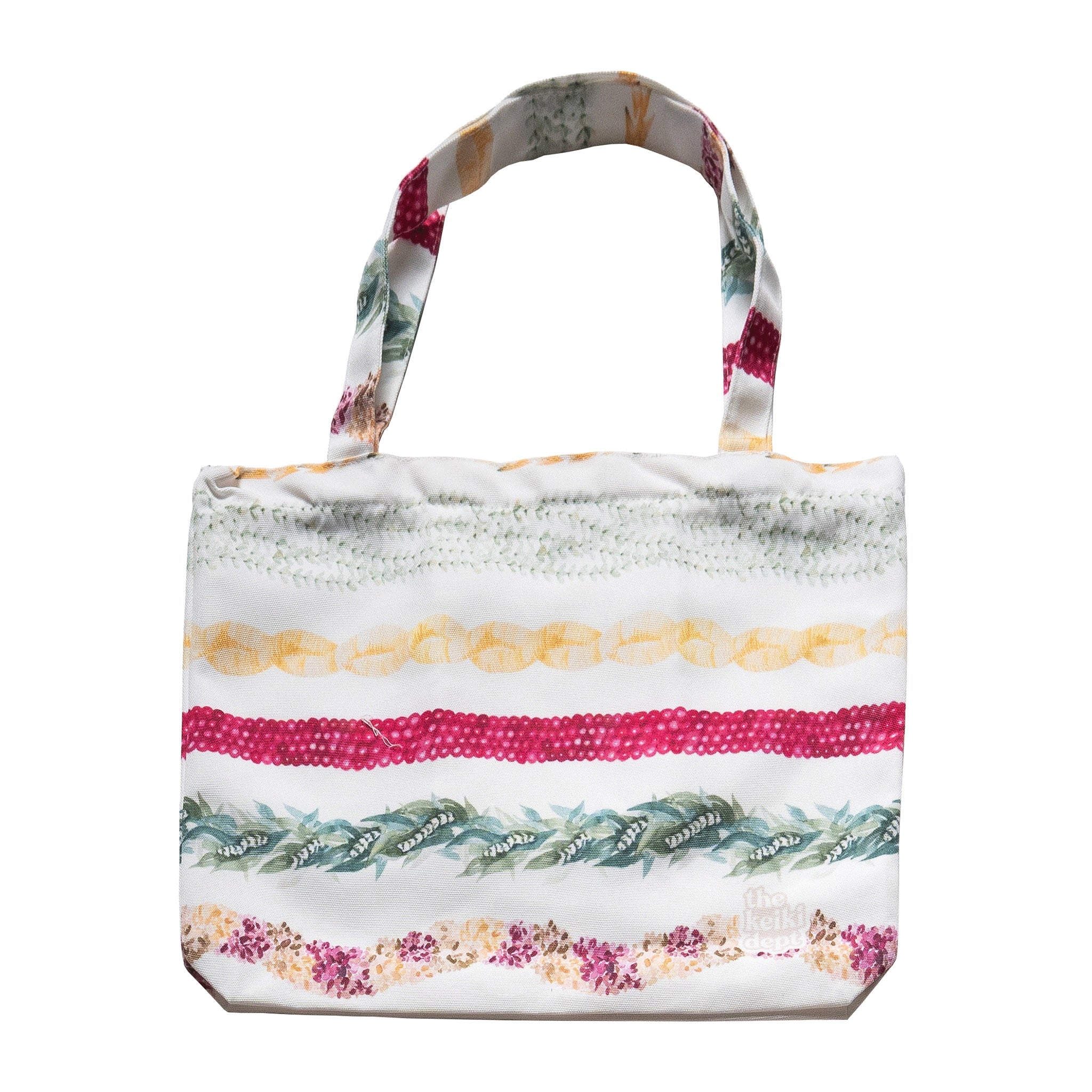 Lei Poinaole Canvas Zipper Tote Bag