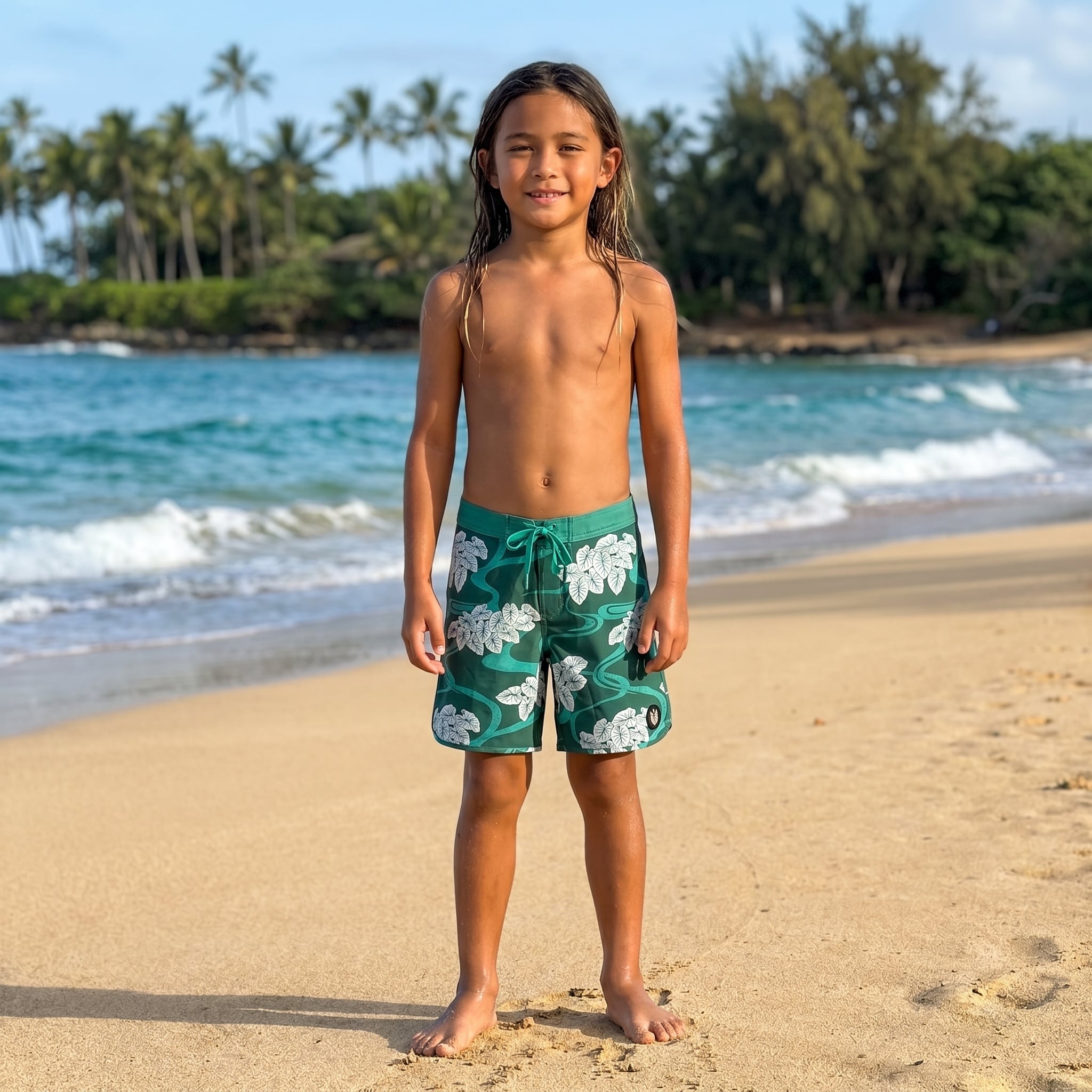 Hawaiian Loi Po 4-Way Stretch Boardshorts