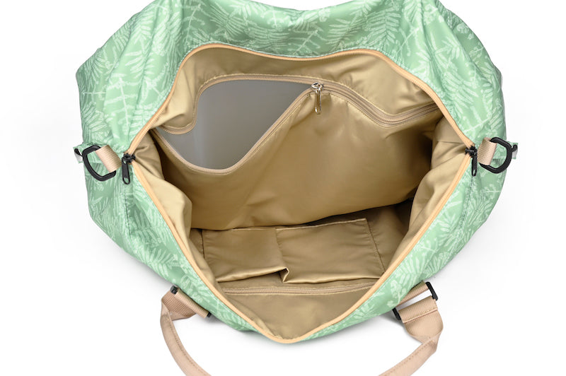 Green Neke Fern Holoholo Tote