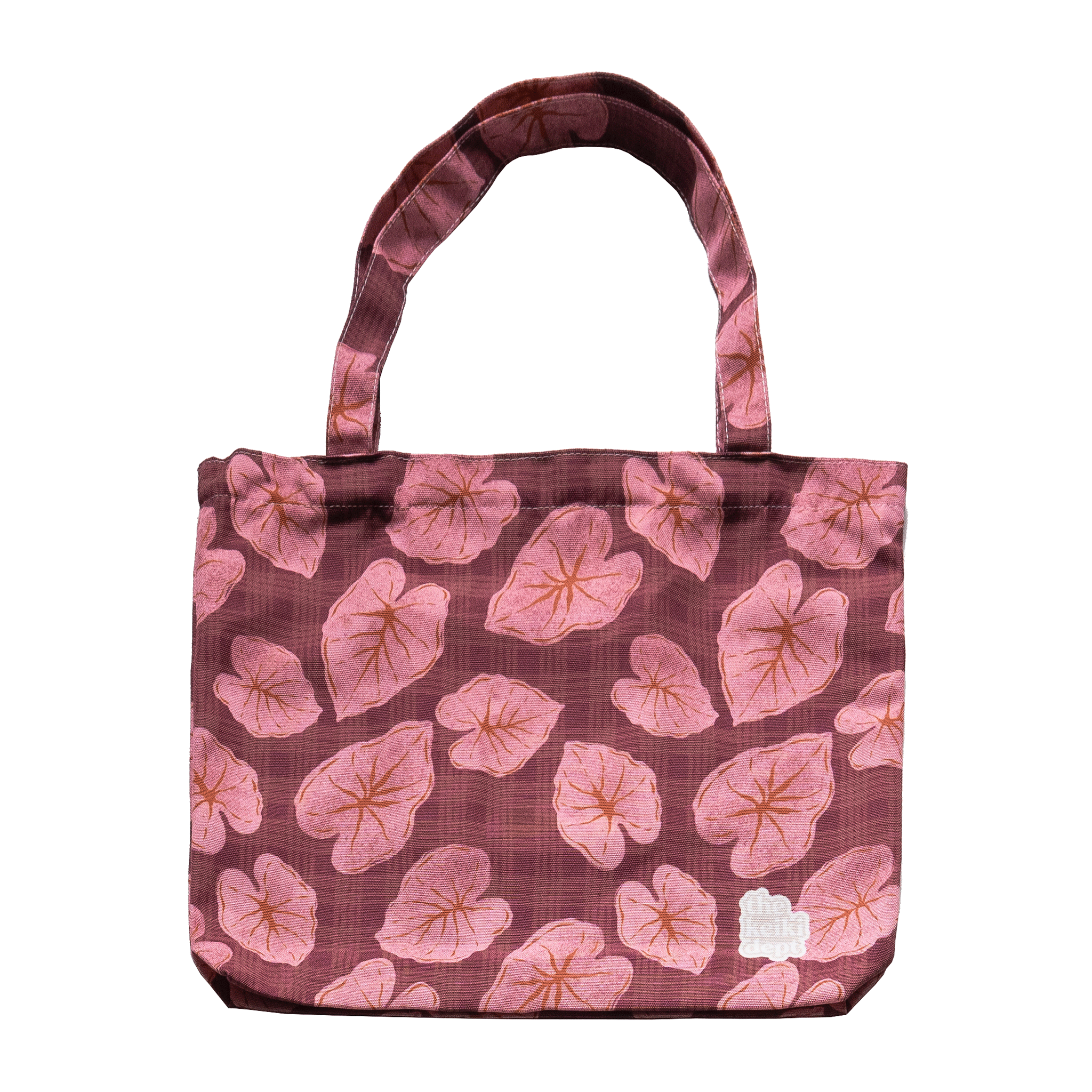 Palaka Kalo Canvas Zipper Tote Bag