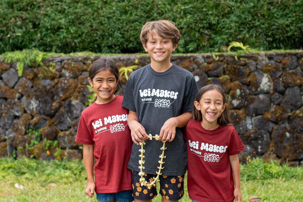 Lei Maker in Training Keiki T-Shirt