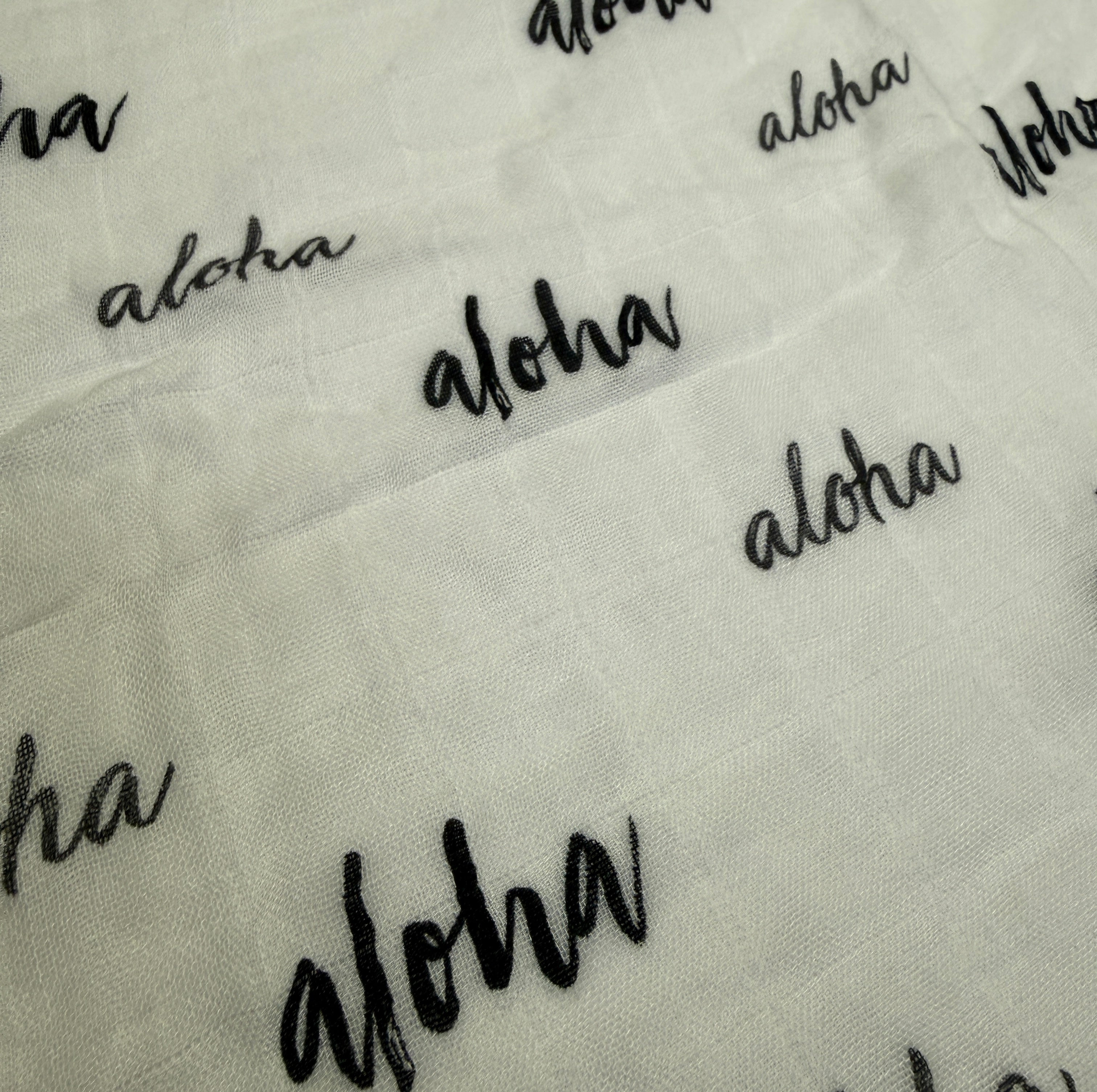 Aloha Kapa Moe - Hawaiian Bamboo Swaddle Blanket