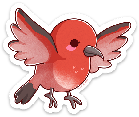 ʻApapane Pepili (Sticker)