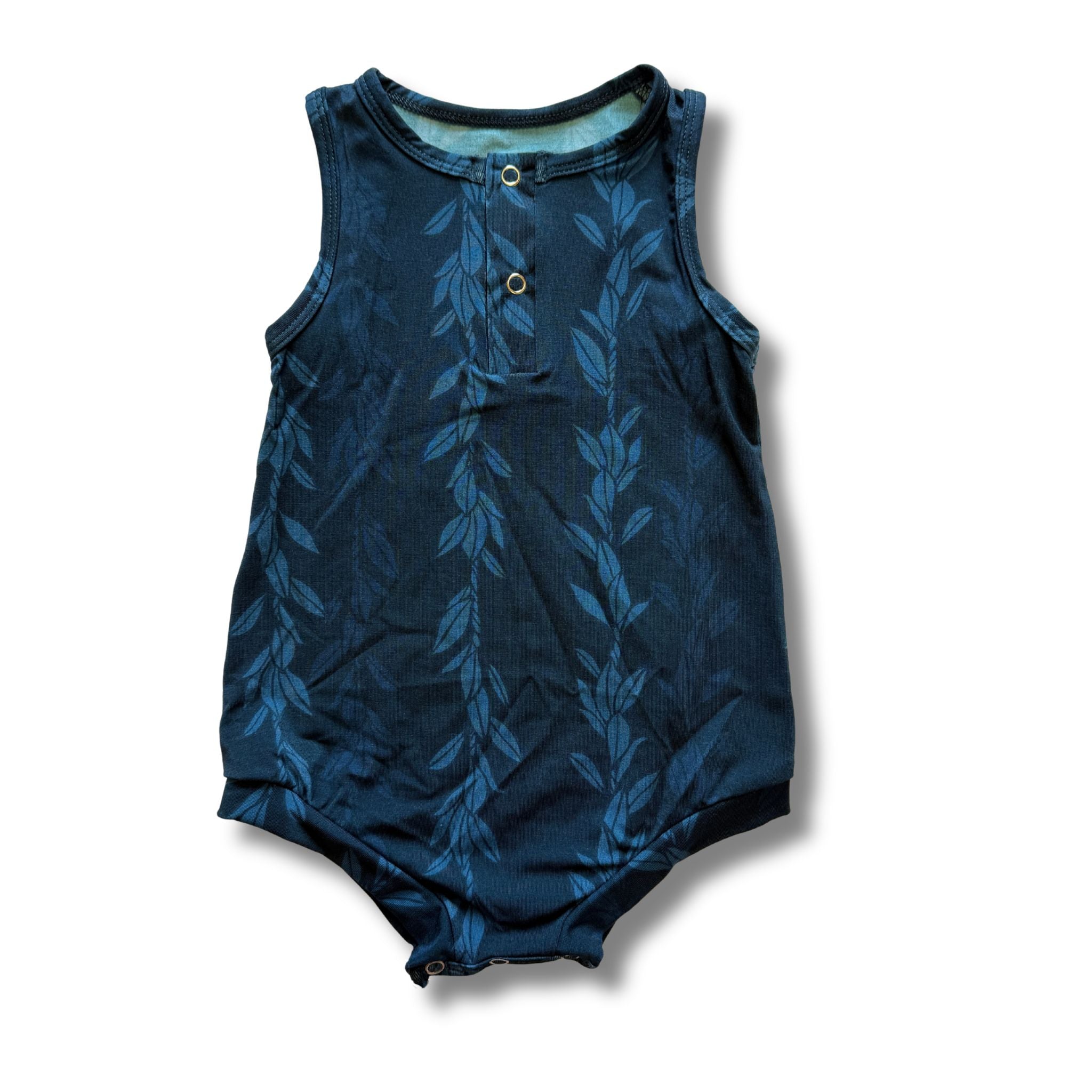 Blue Maile Strands Tank Bamboo Tank Romper