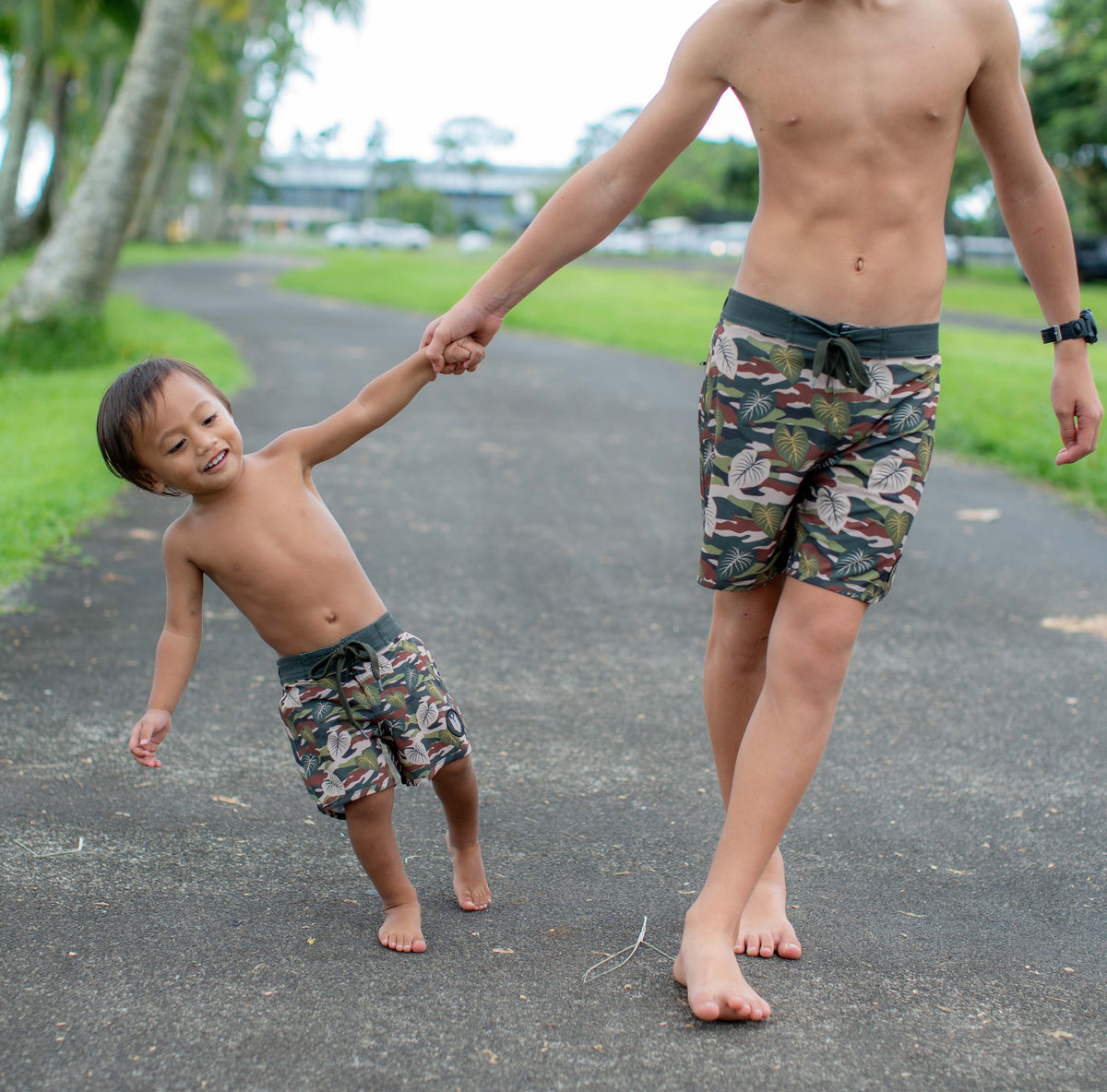 Camo Kalo 4-Way Stretch Boardshorts