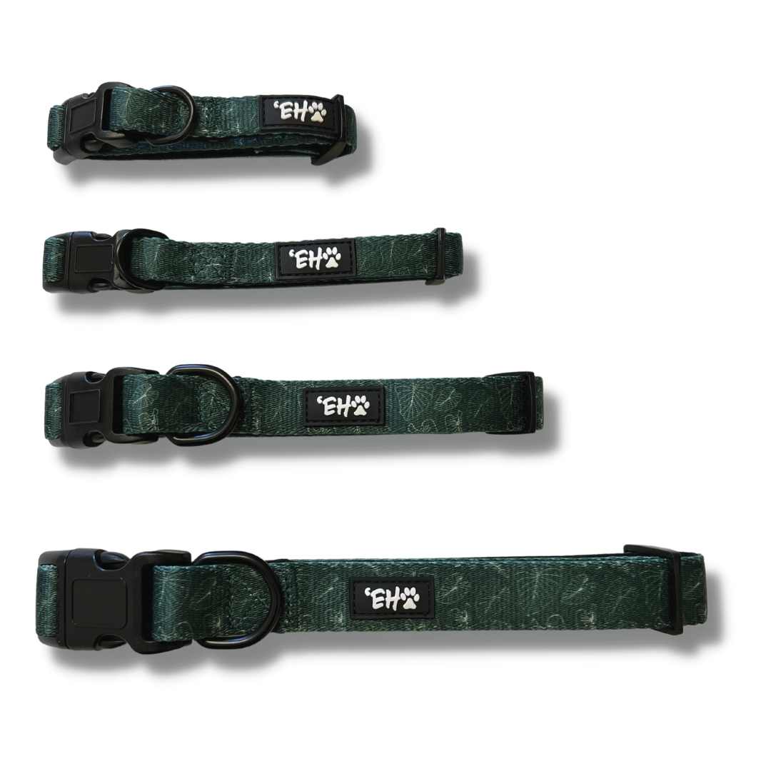 sizes of eha pets green kalo collar