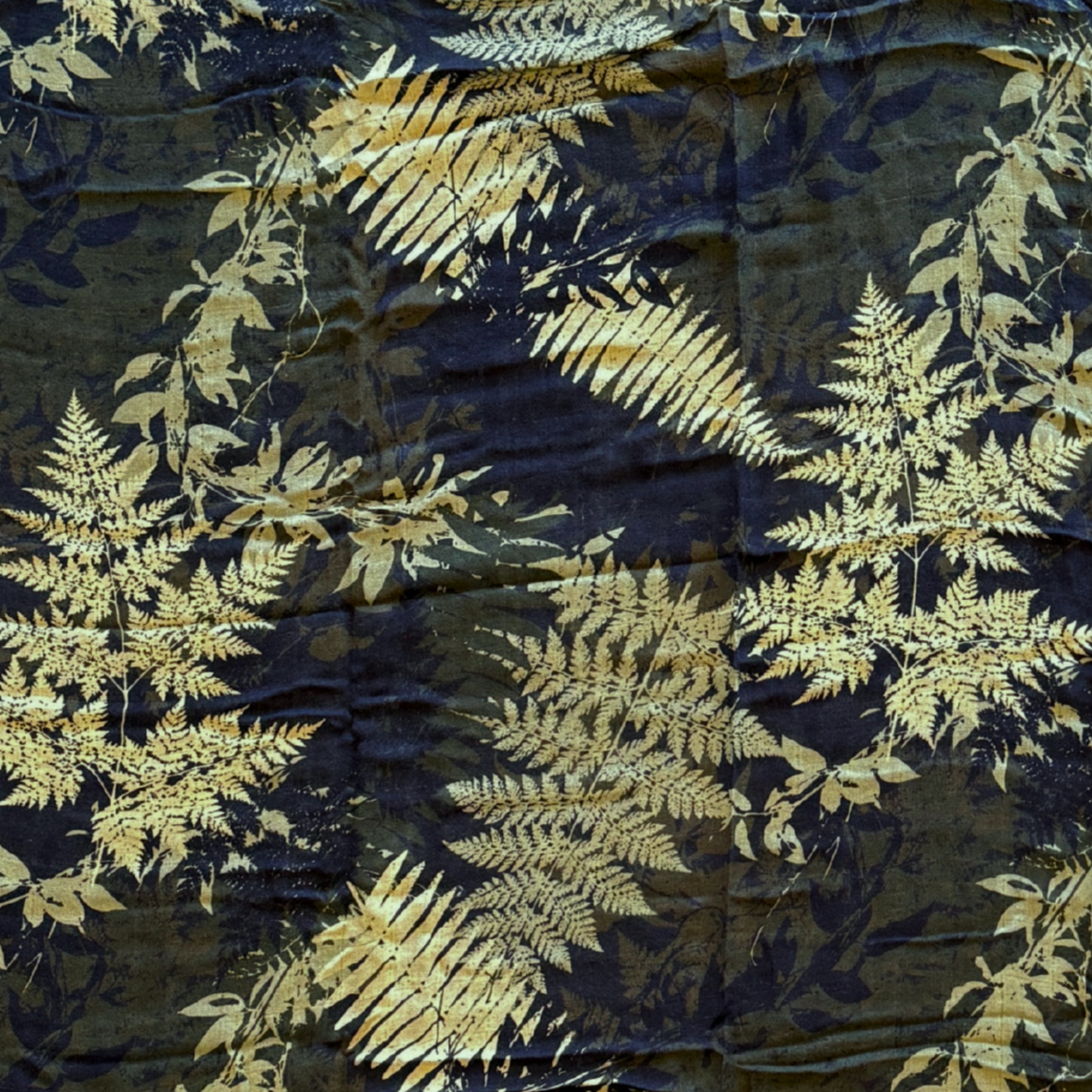 Green Hawaiian Ferns Kapa Moe - Hawaiian Bamboo Swaddle