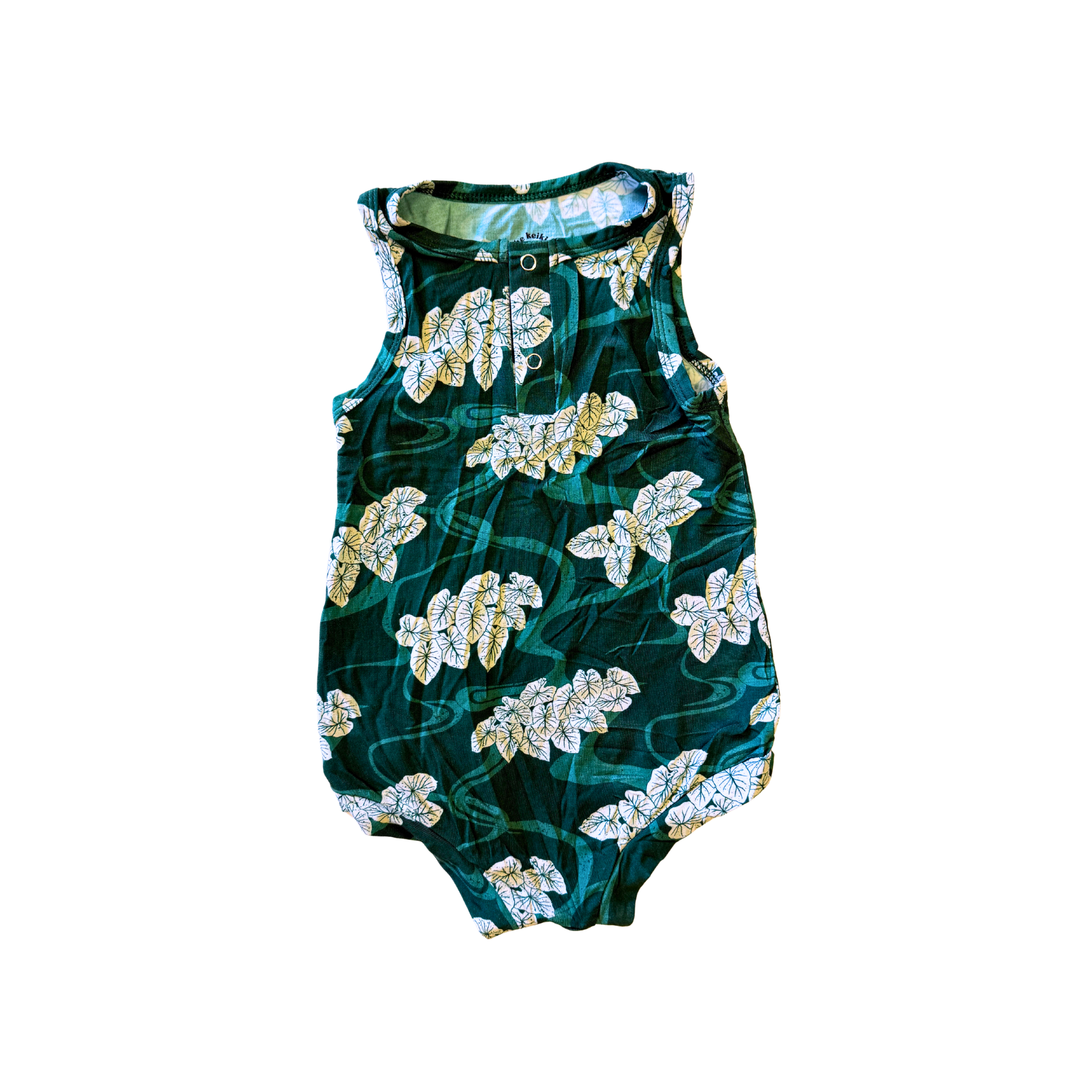 Hawaiian Loʻi Po Tank Bamboo Tank Romper