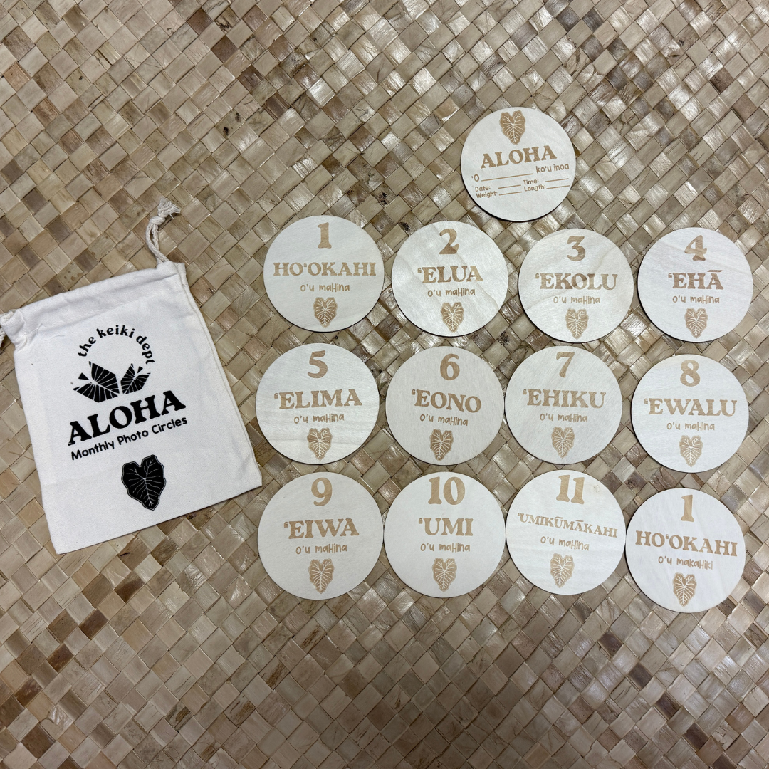 Aloha Monthly Photo Circles
