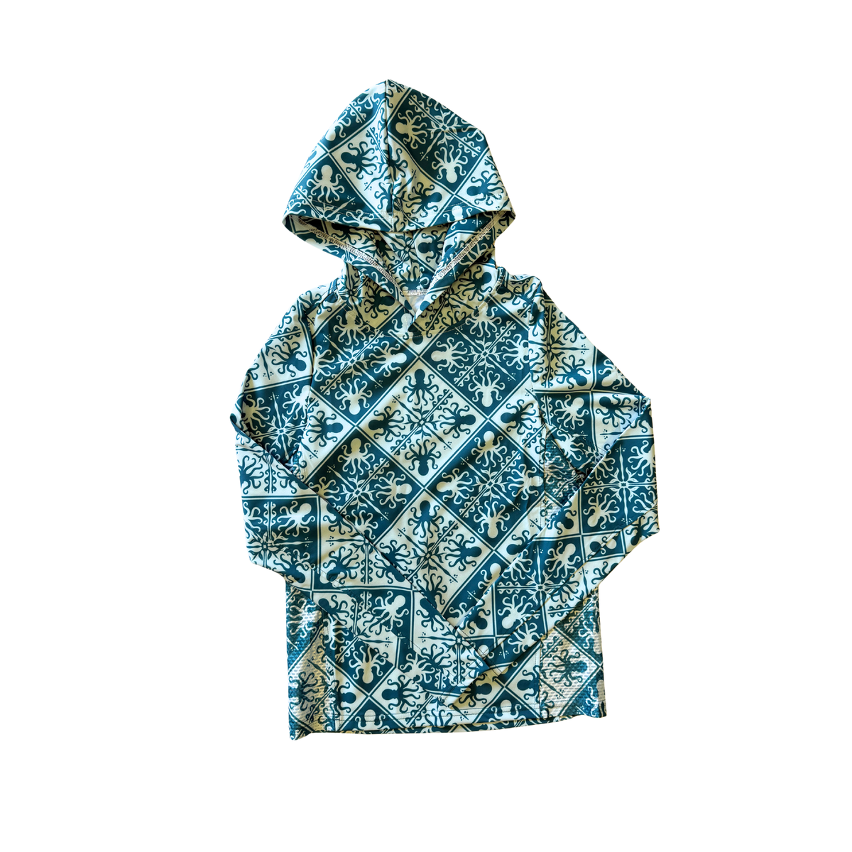 Teal Kuiki Hee Kala Sun Hoodie (UPF 50)