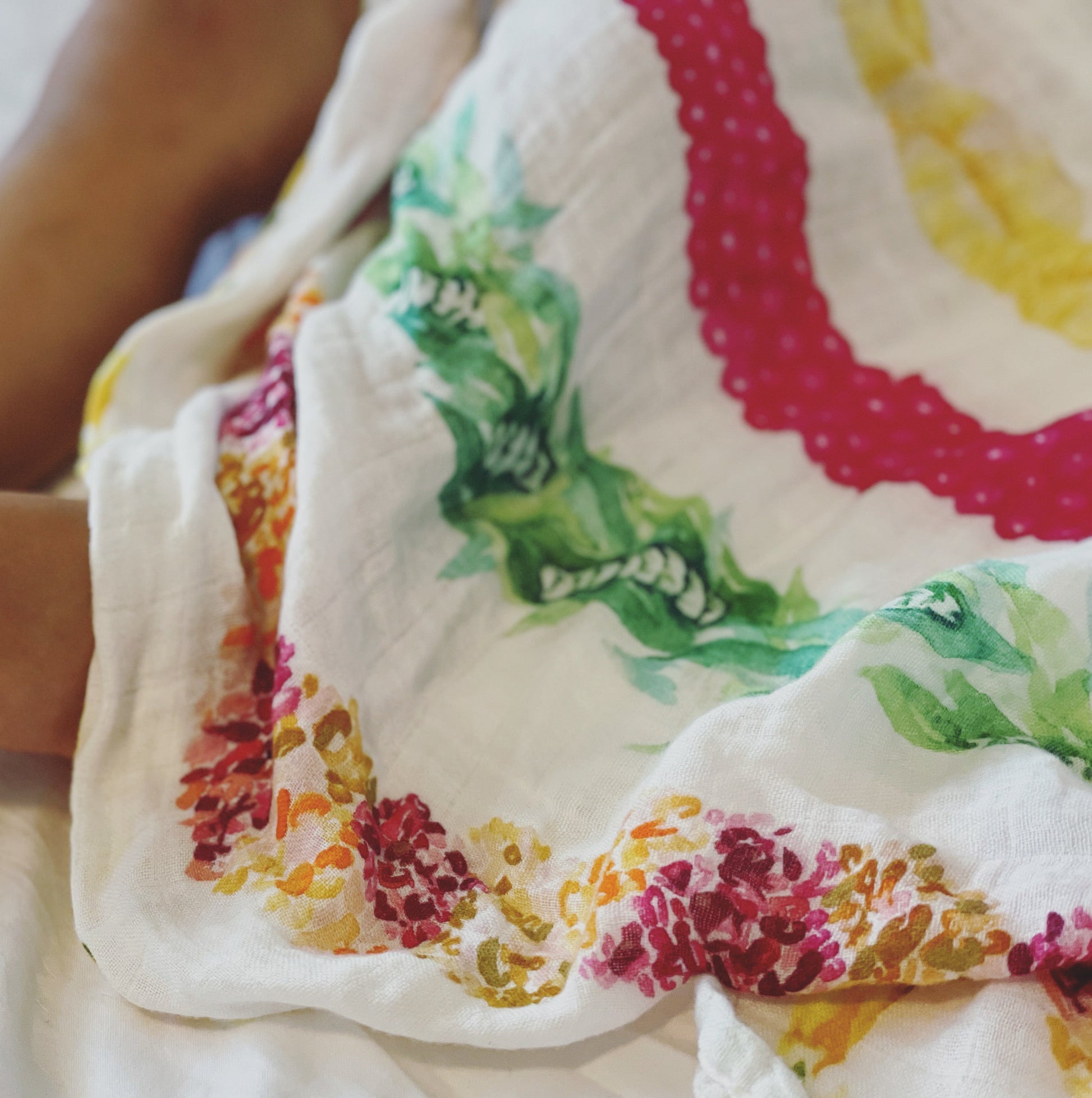 lei poina ole bamboo swaddle blanket