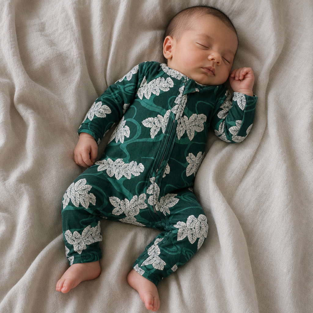 Hawaiian Loʻi Po Bamboo Coverall