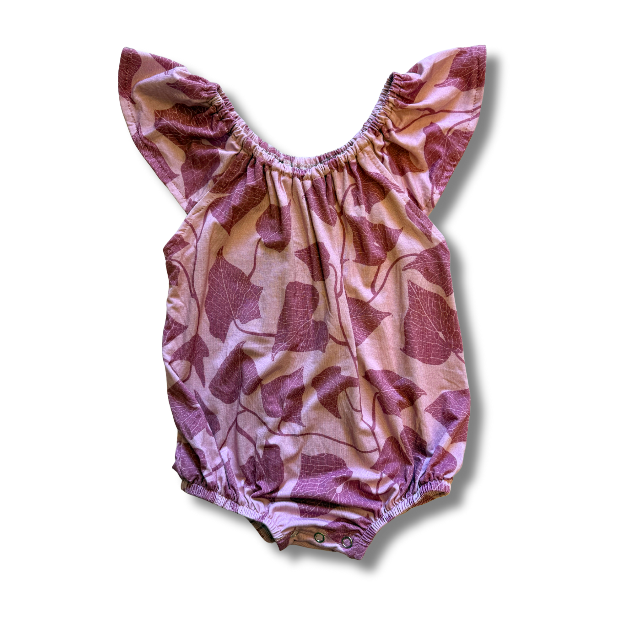 Pink Peʻahi Flutter Romper