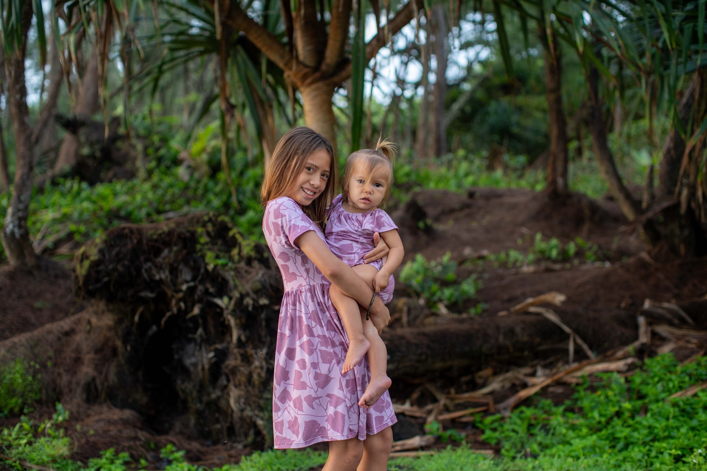 Pink Peʻahi Flutter Romper