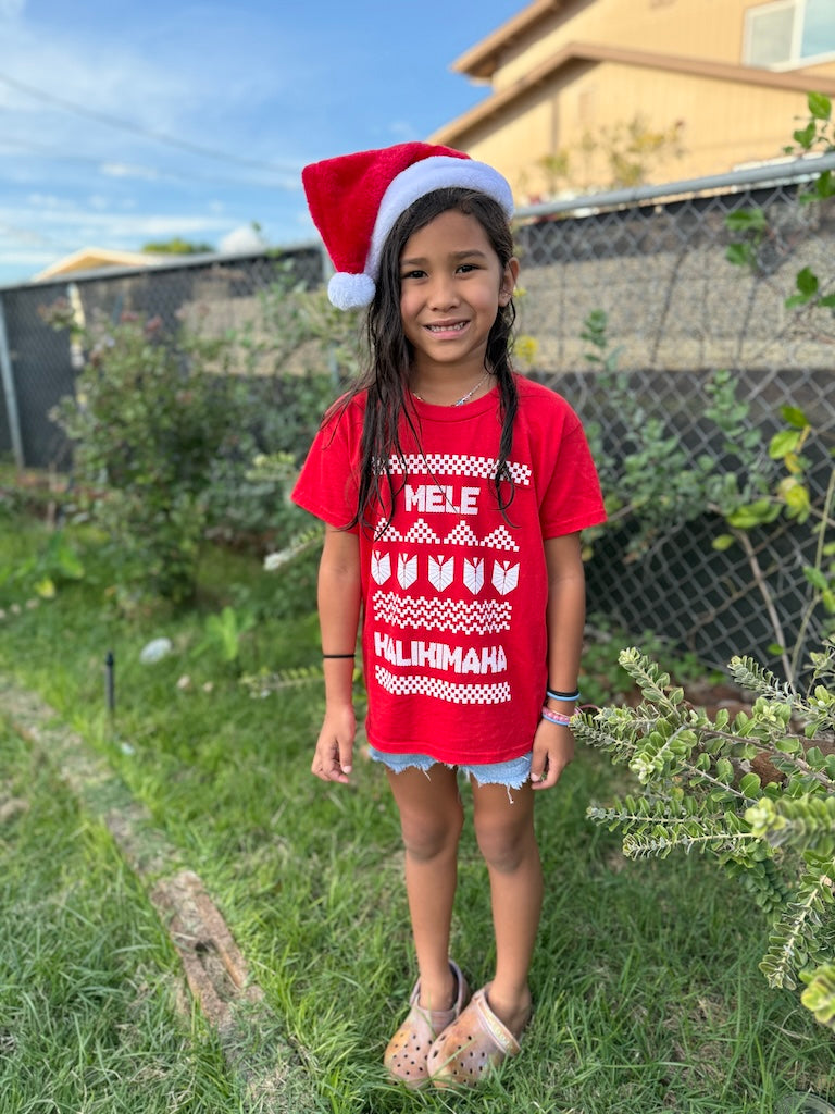 Mele Kalikimaka Ugly Christmas Keiki Tees